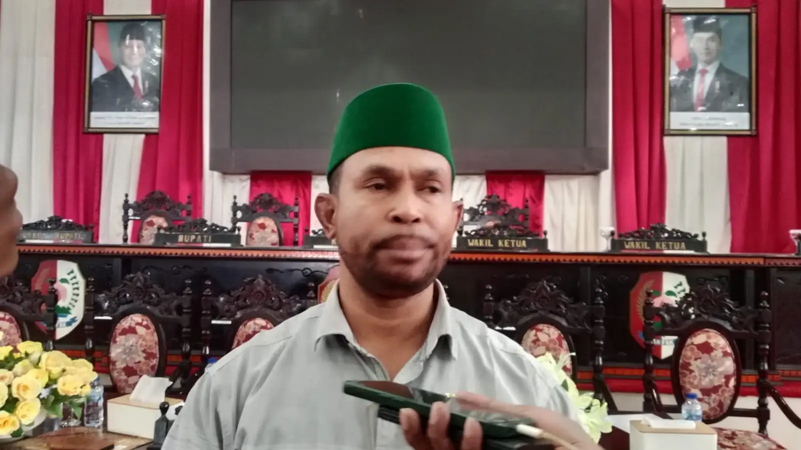 Ketua DPRK Fakfak Kawal Aspirasi Perbaikan Jalan Kayuni-Kokas ke Pemprov Papua Barat
